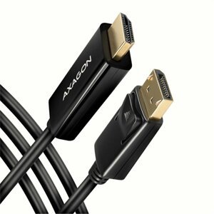 AXAGON kabel DisplayPort - HDMI 1.4, 4K@30Hz, 1.8m - RVD-HI14C2