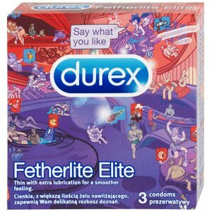 Kondomy Durex Fetherlite Elite, ultra tenké, 3 ks - KondomyRS02