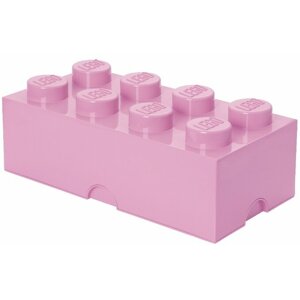 Úložný box LEGO, velký (8), světle růžová - 40041738