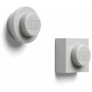 Magnety LEGO, set 2ks, šedá - 40101740