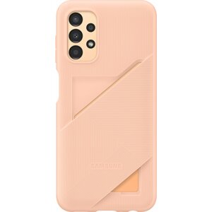 Samsung zadní kryt s kapsou na kartu pro Galaxy A13, oranžová - EF-OA135TPEGWW