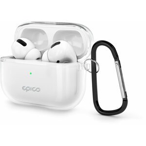EPICO pouzdro Transparent Cover pro AirPods Pro, bílá transparentní - 9911101000016