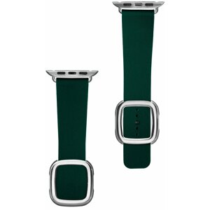 COTEetCI kožený magnetický řemínek Nobleman pro Apple Watch 38 / 40mm / 41mm, zelená - WH5200-GR