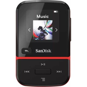 SanDisk Clip Sport Go, 32GB, červená - SDMX30-032G-E46R