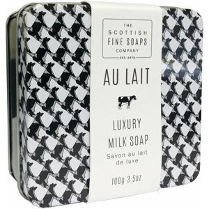 Scottish Fine Soaps Mýdlo v plechu - Au Lait - Čerstvé Mléko, 100g - A01617