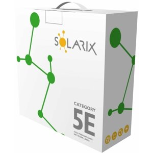 Solarix instalační kabel CAT5E UTP PVC Eca 100m/box - SXKD-5E-UTP-PVC
