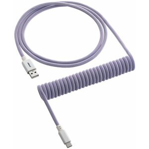 CableMod Classic Coiled Cable, USB-C/USB-A, 1,5m, Rum Raisin - CM-CKCA-CW-PW150PW-R