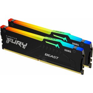 Kingston Fury Beast RGB 16GB (2x8GB) DDR5 4800 CL38 - KF548C38BBAK2-16