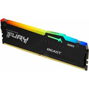 Kingston Fury Beast RGB 16GB DDR5 4800 CL38 - KF548C38BBA-16