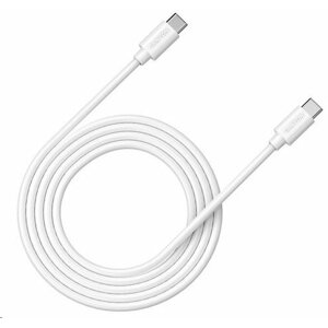 CANYON kabel UC-12, USB-C – USB-C, 100W, 20V/5A, 2m, bílá - CNS-USBC12W