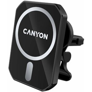 CANYON držák telefonu do ventilace auta MagSafe CM-15 pro iPhone 12/13, magnetický, - CNE-CCA15B01