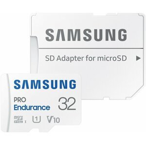 Samsung Micro SDHC 32GB PRO Endurance UHS-I U3 (Class 10) + SD adaptér - MB-MJ32KA/EU