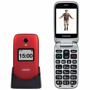 Evolveo EasyPhone FP, Red - SGM EP-770-FPR