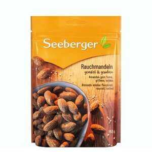 Seeberger ořechy - mandle, uzené, pražené, solené, 150g - SB-0393901