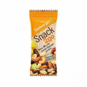 Seeberger ořechy - směs ořechů a rozinek Snack2go, 50g - SB-1599207