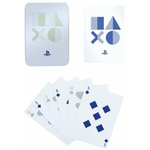 Hrací karty Playstation - Logo Symbols, plechová krabička - PP7930PS