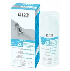 Eco Cosmetics Opalovací krém Neutral bez parfemace SPF 20 BIO (100ml) - ECC009