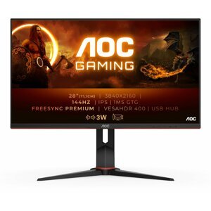 AOC U28G2XU - LED monitor 28" - U28G2XU/BK