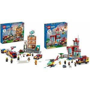 Extra výhodný balíček LEGO® City - Hasičská stanice 60320 a zbrojnice 60321 - 60320/60321