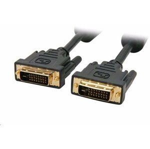 C-TECH kabel DVI-DVI, dual link, M/M, 1,8m - CB-DVI-18-B
