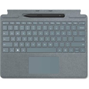 Microsoft Surface Pro Signature Keyboard + Slim Pen 2 Bundle (Ice Blue), ENG - 8X6-00091