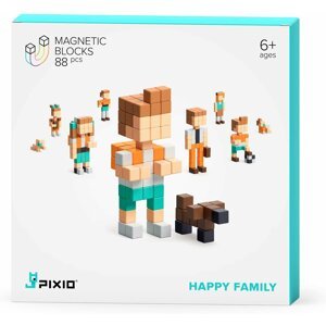 PIXIO Happy Family magnetická stavebnice - 30103