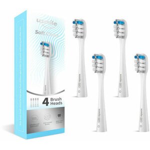 USMILE Soft Clean Brush Head 4ks - HADLUSSCBH051