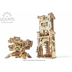 UGEARS stavebnice - Archballista-Towe, mechanická, dřevěná - 70038