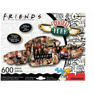 Puzzle Friends - Oboustranné ve tvaru loga, 600 dílků - 0840391141360