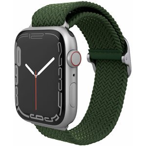 EPICO textilní pletený pásek pro Apple Watch 38/40/41 mm, olivově zelená - 63318141500001