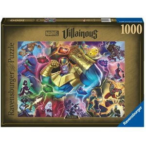 Puzzle Ravensburger Marvel: Villainous - Thanos, 1000 dílků - 04005556169047