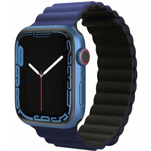 EPICO magnetický pásek pro Apple Watch 42/44/45mm, černá/modrá - 63418101300001