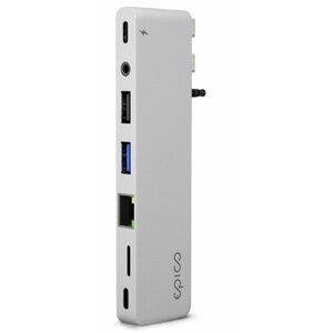 EPICO Hub Pro III s rozhraním USB-C pro notebooky, stříbrná - 9915112100060