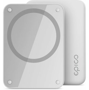 EPICO bezdrátová powerbanka kompatibilní s MagSafe, 4200mAh, světle šedá - 9915101900033