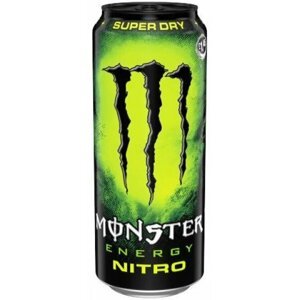Monster Nitro Super Dry, energetický, perlivý, 500 ml