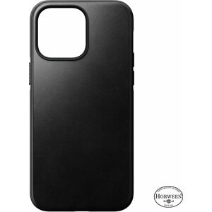 Nomad kožený zadní kryt MagSafe pro Apple iPhone 14 Pro Max, černá - NM01221685