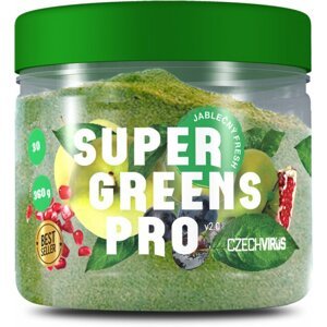 Doplněk stravy Super Greens PRO V2.0, jablečný fresh, 360g - 08595661003269