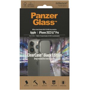 PanzerGlass ochranný kryt ClearCase Apple iPhone 14 Pro (Black edition) - 0406