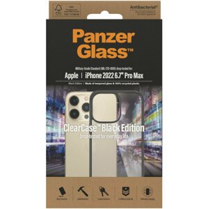 PanzerGlass ochranný kryt ClearCase Apple iPhone 14 Pro Max (Black edition) - 0408