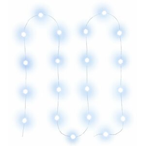 Retlux vánoční řetěz nano s vločkami RXL 273, 20LED, studená bílá - 50002910
