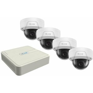 HiLook by Hikvision Network KIT - 4x kamery IPC-D140H(C) + 1x NVR-104H-D/4P(C) - NVR-104H-D/4P(C)IPC-D140H(C)