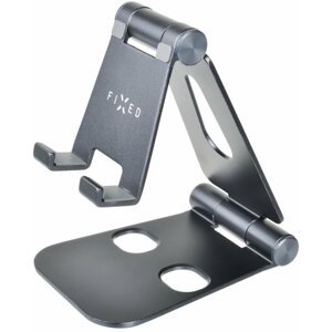 FIXED hliníkový stojánek Frame Phone na stůl pro mobilní telefony, šedá - FIXFR-PHO-GR
