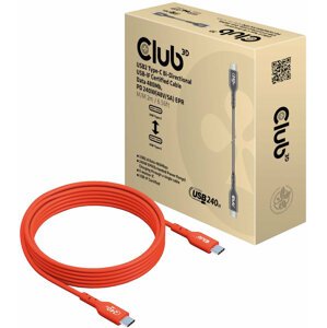 Club3D kabel USB-C, Data 480Mb,PD 240W(48V/5A) EPR, M/M, 2m - CAC-1573