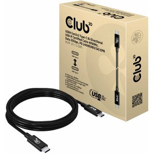 Club3D kabel USB-C, Data 20Gbps, PD 240W(48V/5A) EPR, M/M, 2m - CAC-1575
