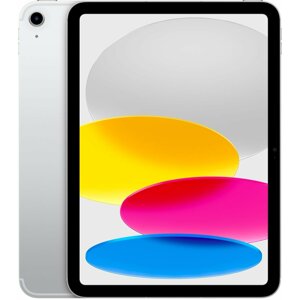 Apple iPad 2022, 256GB, Wi-Fi + Cellular, Silver - MQ6T3FD/A
