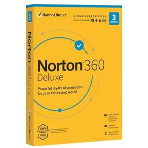 Norton 360 DELUXE 25GB +VPN 1 uživatel pro 3 zařízení na 1 rok - BOX - 21416704