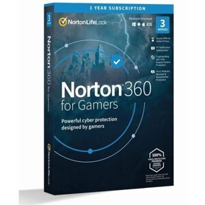 Norton 360 FOR GAMERS 50GB CZ 1 uživatel pro 3 zařízení na 1 rok - BOX - 21418956