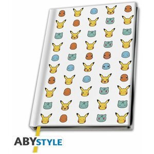 Zápisník Pokémon - Starters, A5 - ABYNOT083
