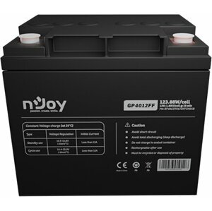 nJoy GP4012FF, 12V/40Ah, VRLA AGM, T6- Baterie pro UPS - BTVACDTOLTDFFCN01B