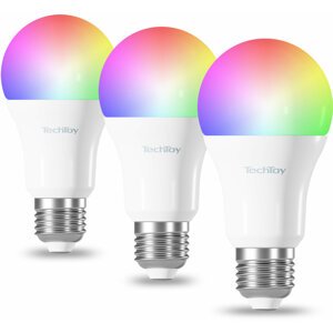 TechToy Smart Bulb RGB 9W E27 ZigBee 3pcs set - TSL-LIG-A70ZB-3PC